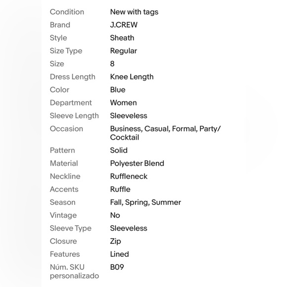 J.Crew Ruffleneck Suit Dress. - Picture 10 of 10